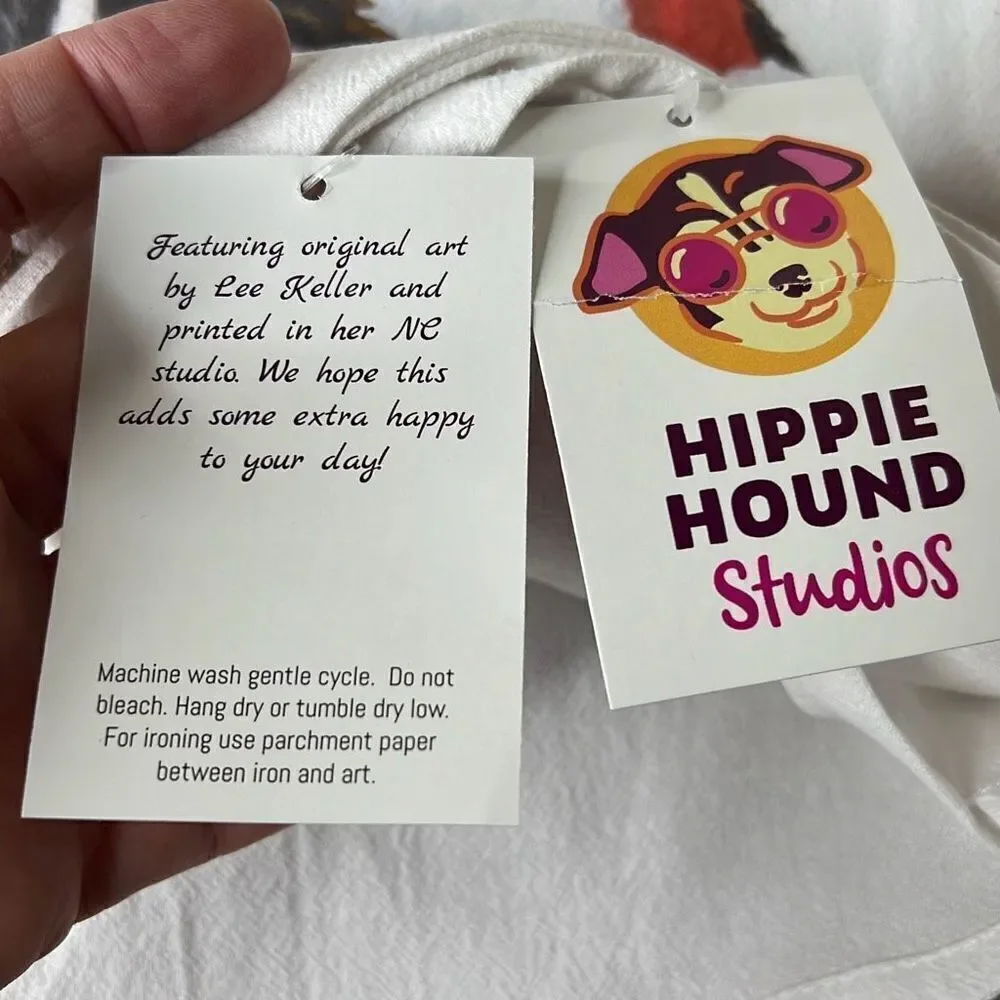 Hippie Hound Studios Christmas Dog Towel “German Shepherd” Holiday Towel Set 2 N